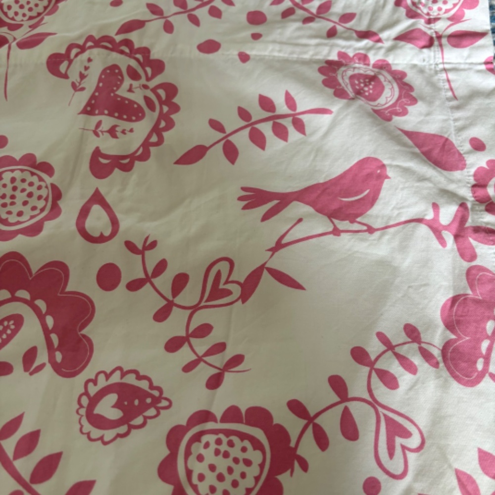 2 Hanna Andersson Home Sateen Curtains 45x85
